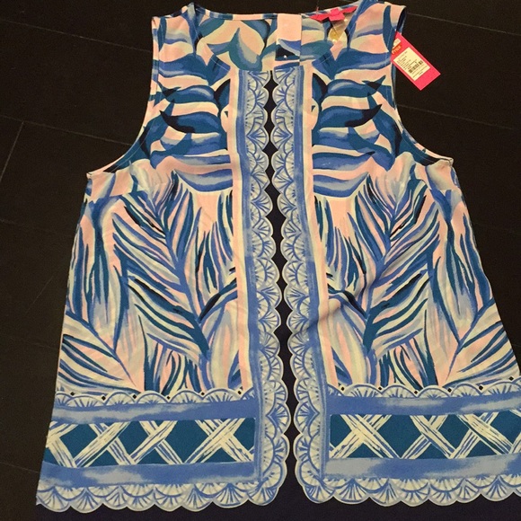 Lilly Pulitzer Iona Top NWT - Picture 1 of 8